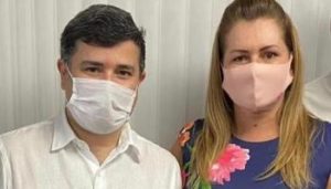 EDUARDO DA FONTE E ROBERTA ARRAES VISITAM ÁREA DO FUTURO HOSPITAL DO CÂNCER DO ARARIPE