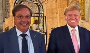 EX-MINISTRO GILSON MACHADO TEM CONVERSA COM TRUMP