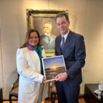 EM AGENDA DE DIVULGAÇÃO DO TURISMO, PREFEITA CÉLIA SALES É RECEBIDA PELO EMBAIXADOR DO BRASIL NA ARGENTINA