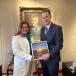 EM AGENDA DE DIVULGAÇÃO DO TURISMO, PREFEITA CÉLIA SALES É RECEBIDA PELO EMBAIXADOR DO BRASIL NA ARGENTINA