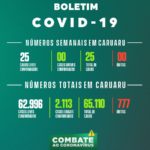 COVID-19: BOLETIM SEMANAL DA SECRETARIA DE SAÚDE – 20.06.2023 A 26.06.2023