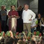 UM PEIXE FORA D’ÁGUA NO EVENTO COM LULA