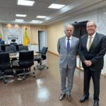 PRESIDENTE DA ASSEMBLEIA LEGISLATIVA ÁLVARO PORTO VISITA JOSÉ MÚCIO