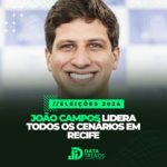 DATATRENDS: JOÃO CAMPOS LIDERA TODOS OS CENÁRIOS NO RECIFE
